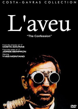 Plakát filmu Costy Gavrase „Doznání“ francouzská verze