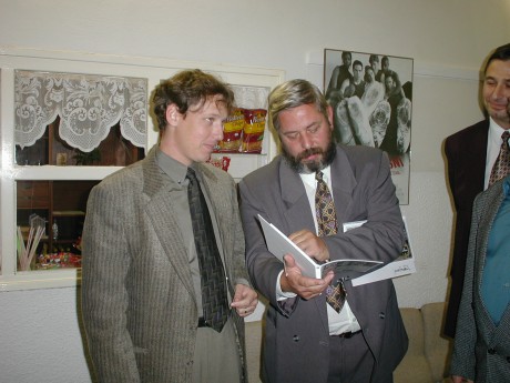 Stanislav Gross v Českém Brodě s přáteli