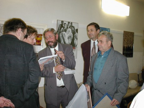 Stanislav Gross v Českém Brodě ještě jednou s kamarády