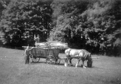 Boček Leopold a Macků Zdeněk Hartmanice 1954