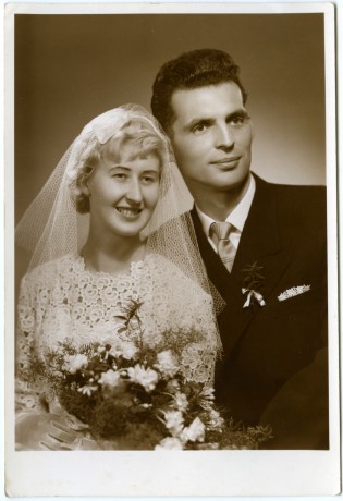 Macků Zdeněk s Jiřinou Růžičkovou, svatební