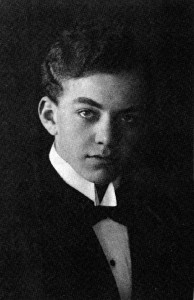 Jan Schlemmer maturant Jan Schlemmer na maturitní fotografii